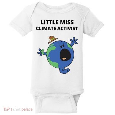 Little Miss Climate Activist Baby Bodysuit