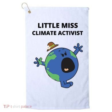Little Miss Climate Activist Golf Towel
