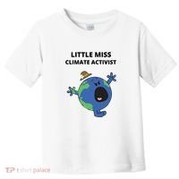 Little Miss Climate Activist Toddler T-Shirt thumb 0