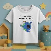 Little Miss Climate Activist Toddler T-Shirt thumb 3