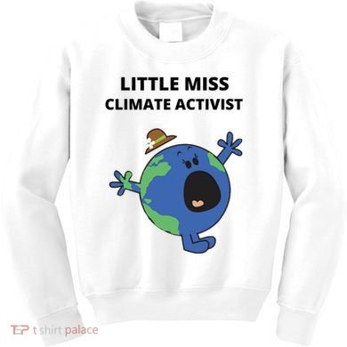 Little Miss Climate Activist Kids Sweatshirt