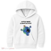 Little Miss Climate Activist Kids Hoodie thumb 0