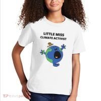 Little Miss Climate Activist Kids T-Shirt thumb 2