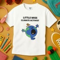 Little Miss Climate Activist Kids T-Shirt thumb 3