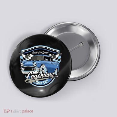 Legendary Muscle Car Button