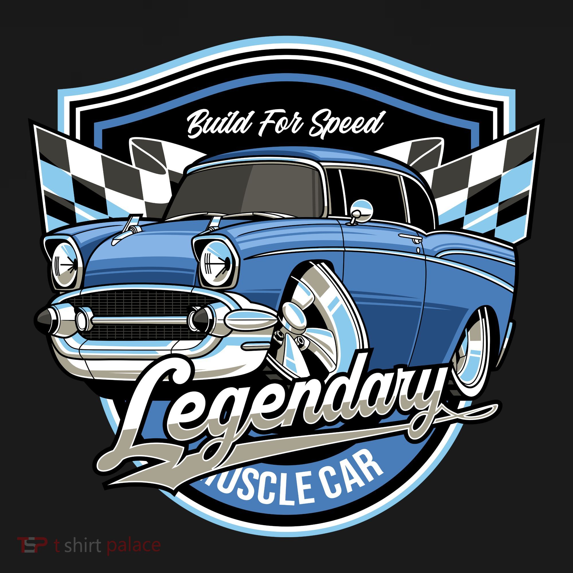 Legendary Muscle Car Button