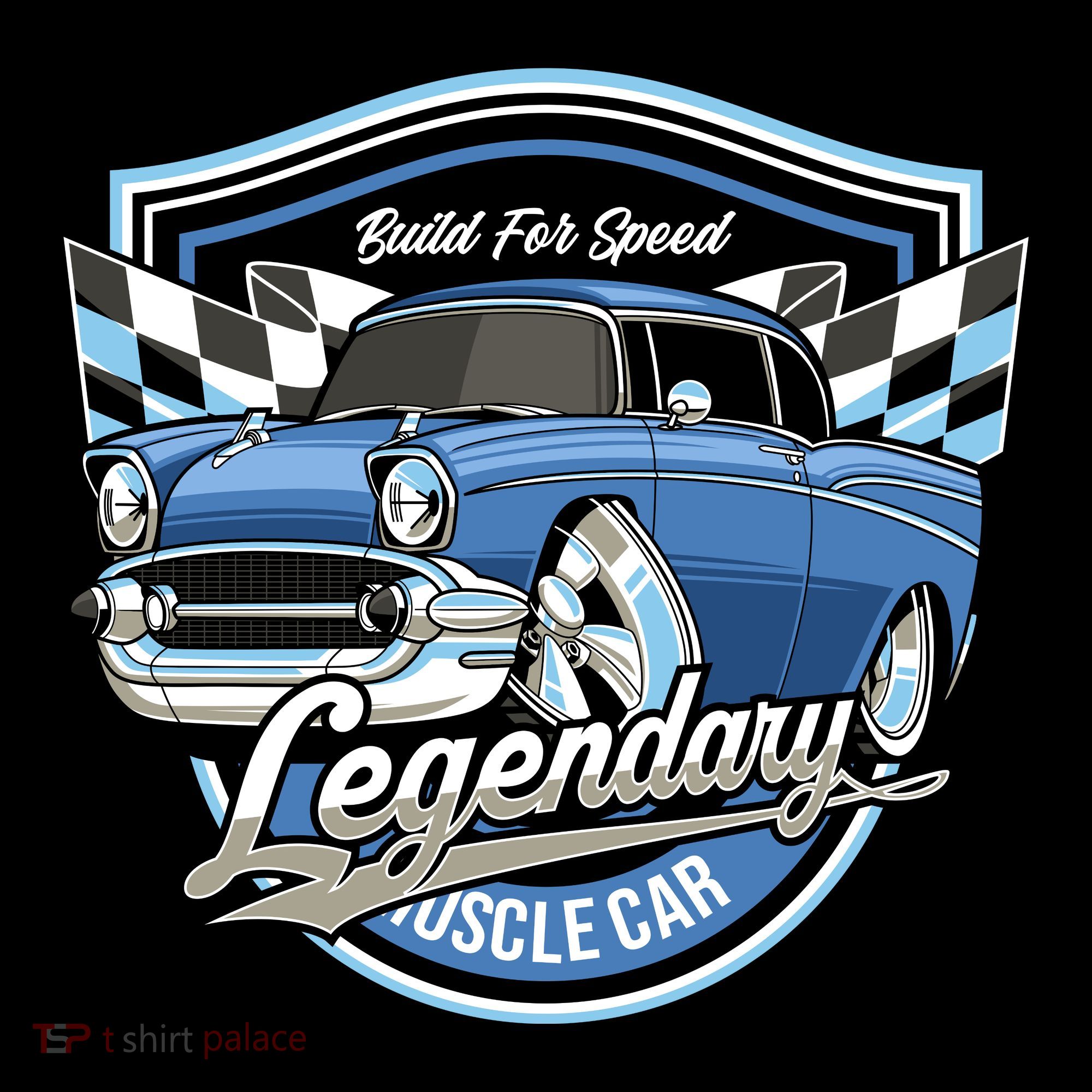 Legendary Muscle Car Women's Hoodie