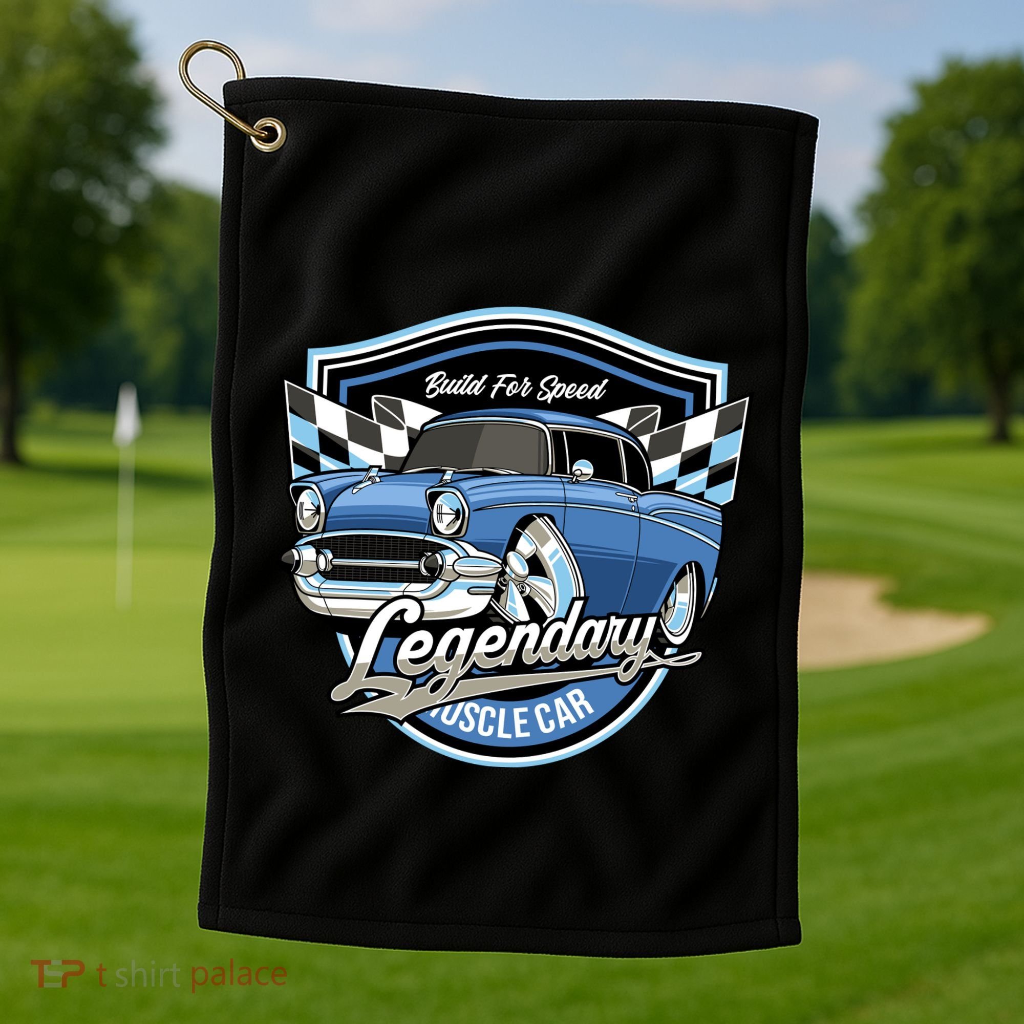 Legendary Muscle Car Golf Towel