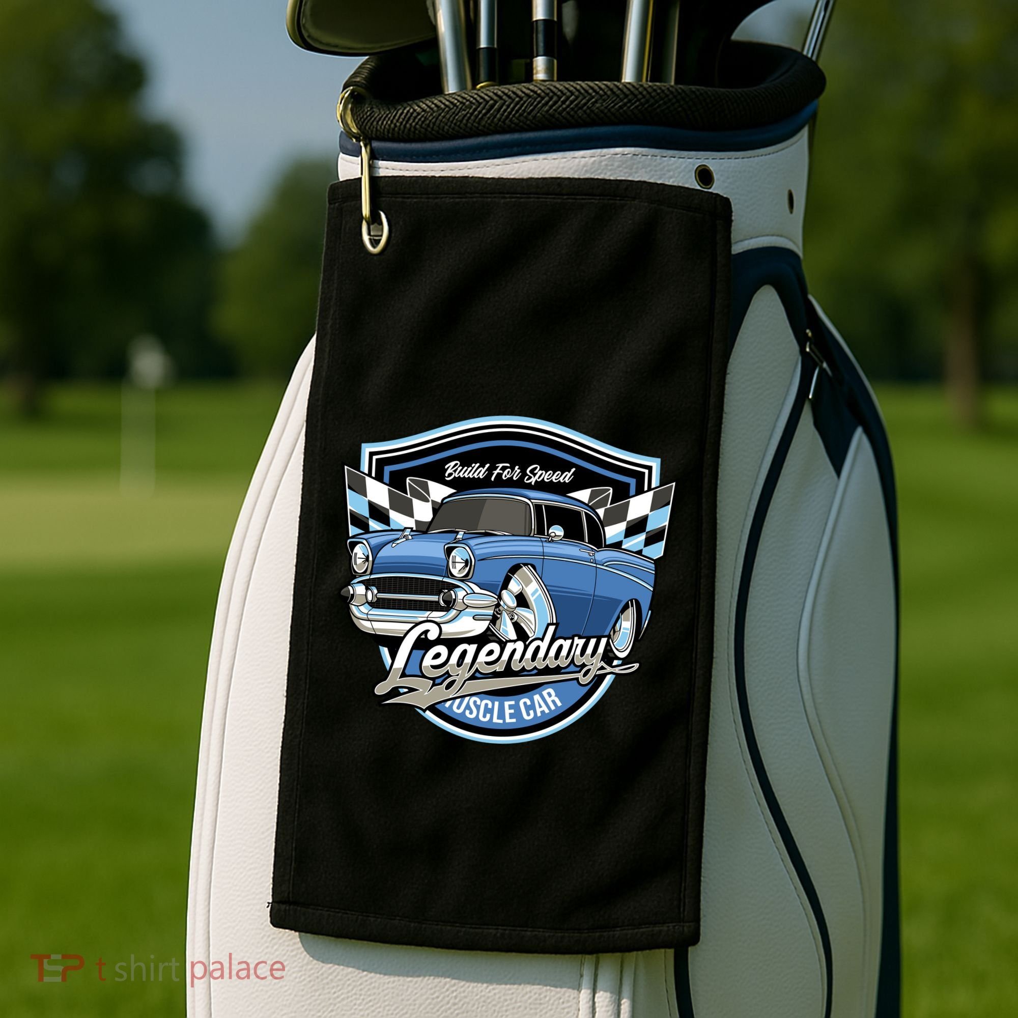 Legendary Muscle Car Golf Towel