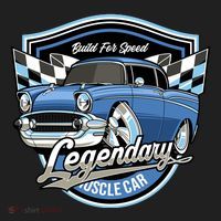 Legendary Muscle Car Golf Towel thumb 3