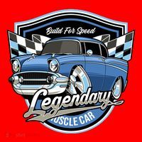 Legendary Muscle Car Santa Hat thumb 1