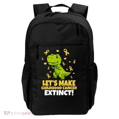 Let's Make Childhood Cancer Extinct Trex Backpack