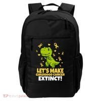 Let's Make Childhood Cancer Extinct Trex Backpack thumb 0