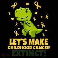 Let's Make Childhood Cancer Extinct Trex Coffee Mug thumb 5
