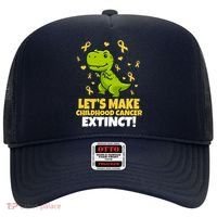 Let's Make Childhood Cancer Extinct Trex Hat thumb 0