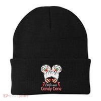 Little Miss Candy Cane Christmas Messy Bungirl Beanie thumb 0