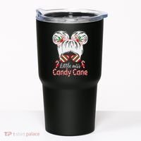Little Miss Candy Cane Christmas Messy Bungirl Tumbler thumb 0