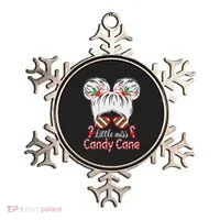 Little Miss Candy Cane Christmas Messy Bungirl Ornament thumb 0
