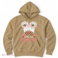 Little Miss Candy Cane Christmas Messy Bungirl Hoodie thumb 0