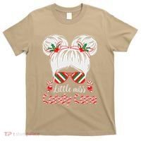 Little Miss Candy Cane Christmas Messy Bungirl T-Shirt thumb 0