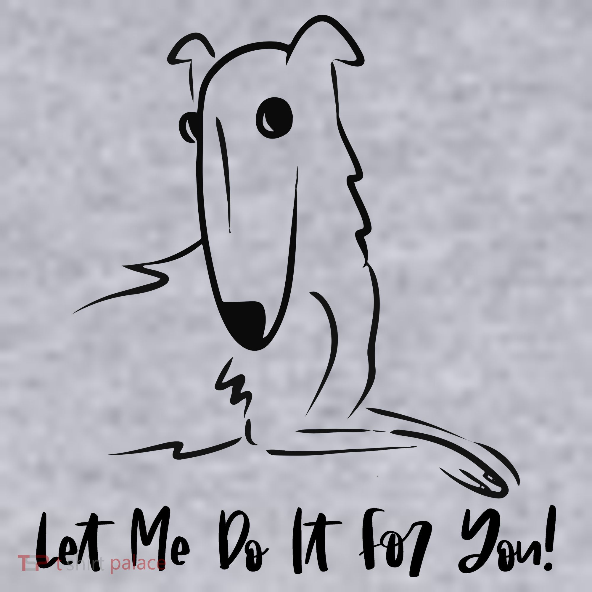 Let Me Do It For You Borzoi Dog Funny Meme Women's Sweatshirt