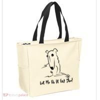 Let Me Do It For You Borzoi Dog Funny Meme Tote Bag thumb 2