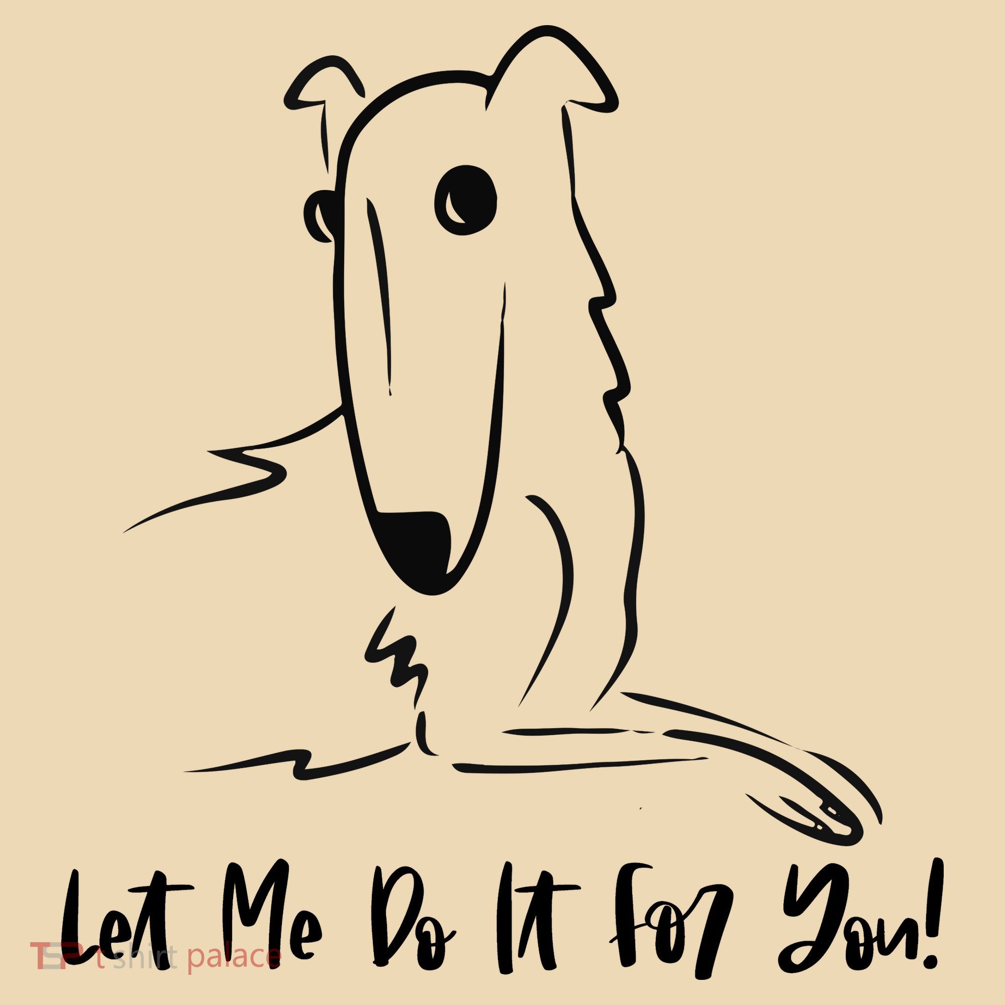 Let Me Do It For You Borzoi Dog Funny Meme Tote Bag