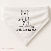 Let Me Do It For You Borzoi Dog Funny Meme USA-Made Doggie Bandana thumb 0