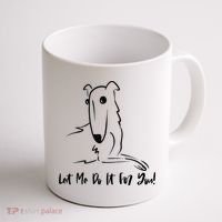 Let Me Do It For You Borzoi Dog Funny Meme Coffee Mug thumb 1