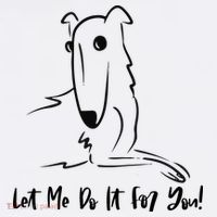 Let Me Do It For You Borzoi Dog Funny Meme Women's Hoodie thumb 2
