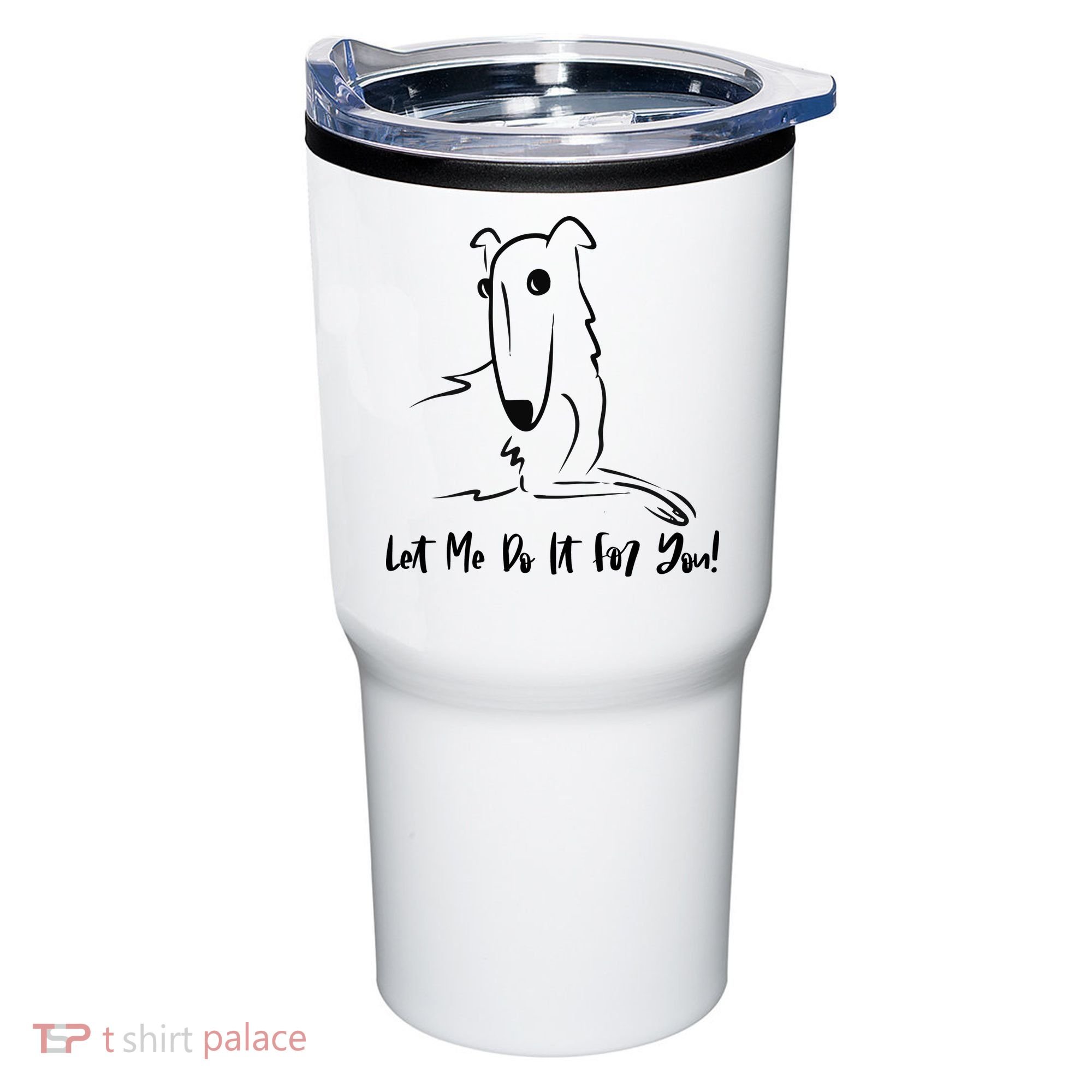 Let Me Do It For You Borzoi Dog Funny Meme Tumbler