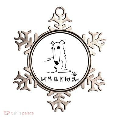 Let Me Do It For You Borzoi Dog Funny Meme Ornament