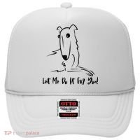 Let Me Do It For You Borzoi Dog Funny Meme Hat thumb 0