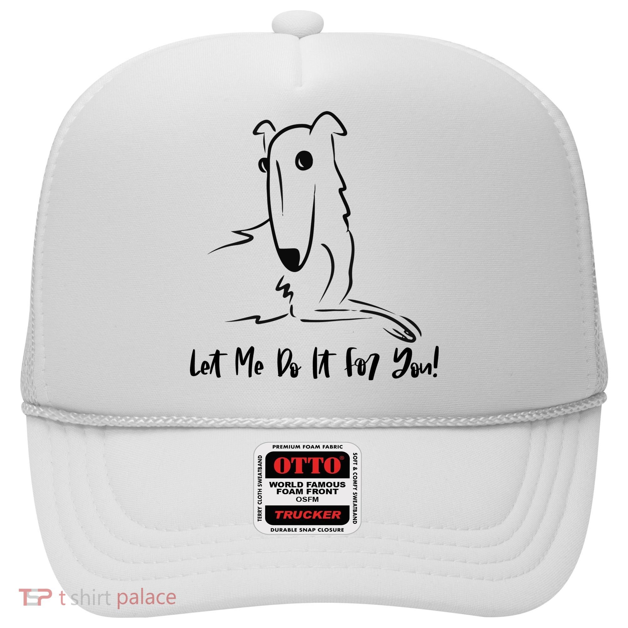 Let Me Do It For You Borzoi Dog Funny Meme Hat