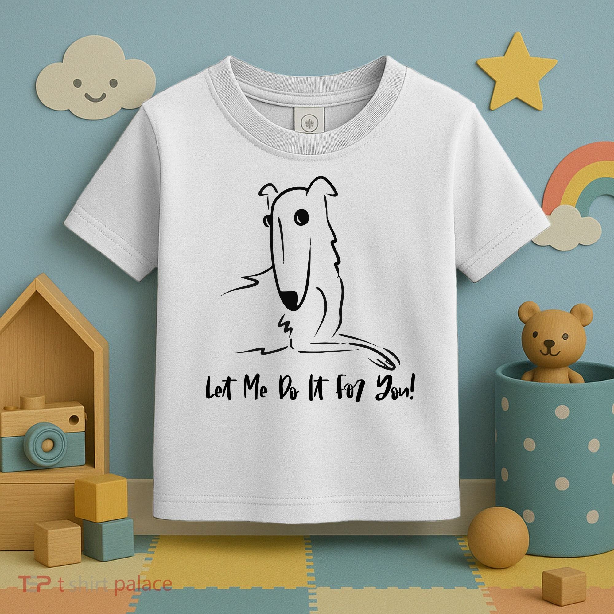 Let Me Do It For You Borzoi Dog Funny Meme Toddler T-Shirt