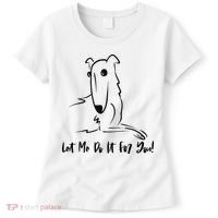 Let Me Do It For You Borzoi Dog Funny Meme Women's T-Shirt thumb 0