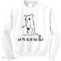 Let Me Do It For You Borzoi Dog Funny Meme Kids Sweatshirt thumb 0