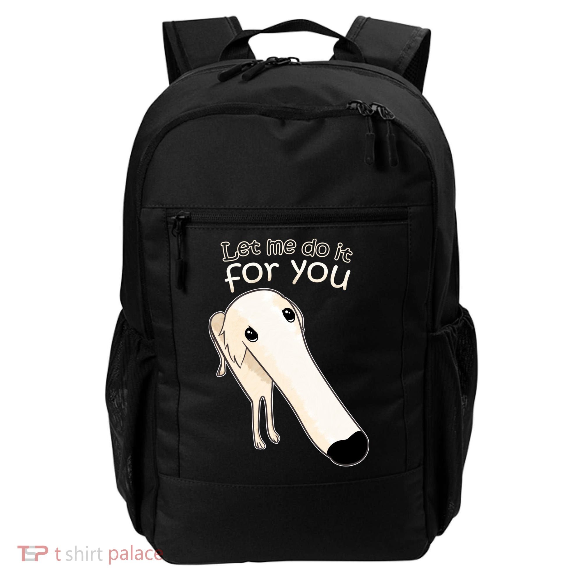 Let Me Do It For You Borzoi Dog Meme Backpack