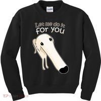 Let Me Do It For You Borzoi Dog Meme Kids Sweatshirt thumb 0