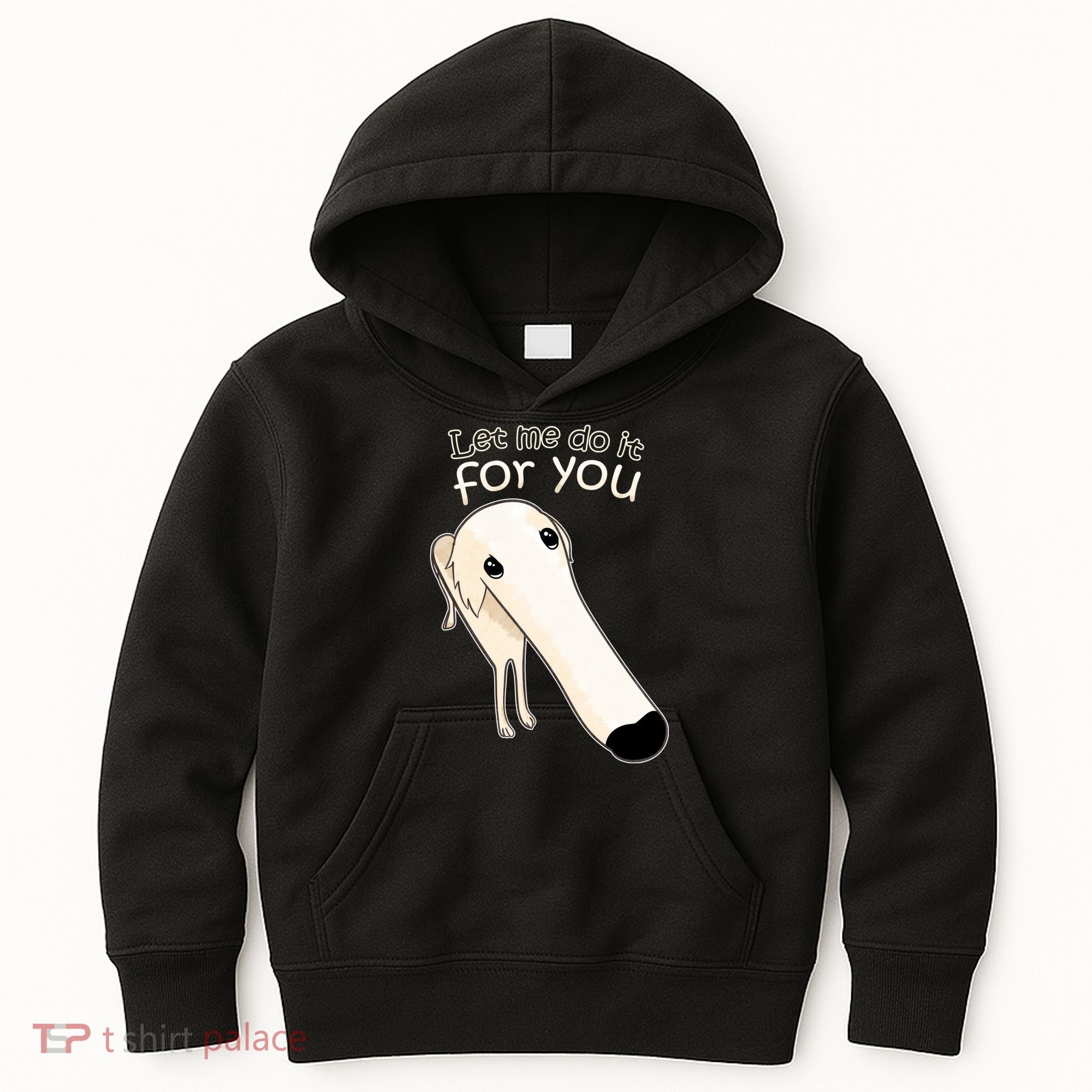 Let Me Do It For You Borzoi Dog Meme Kids Hoodie