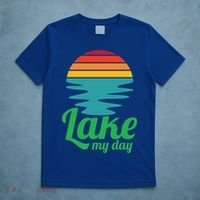 Lake My Day Perfect Vacation On The Lake Outdoor Adventure Gift T-Shirt thumb 5