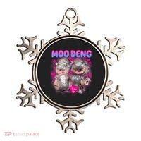 Love Moo Deng Funny Cute Hippo Meme Ornament thumb 0