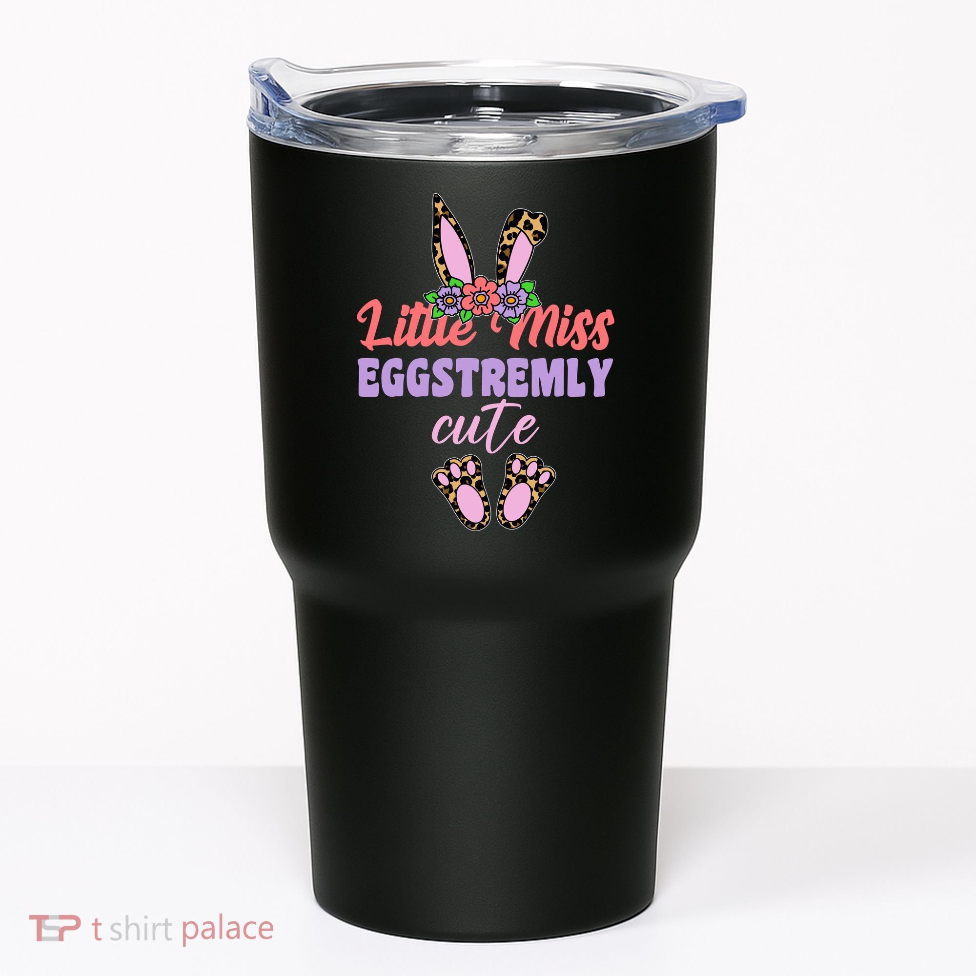 Little Miss Eggstremly Cute Easter Bunny Tumbler