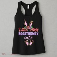 Little Miss Eggstremly Cute Easter Bunny Women's Tank Top thumb 3