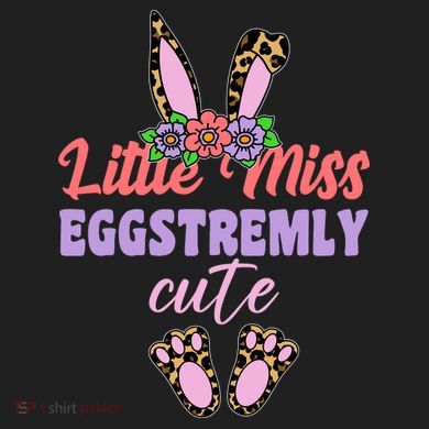 Little Miss Eggstremly Cute Easter Bunny Zone Performance Long-Sleeve T-Shirt