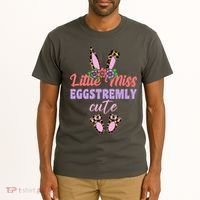 Little Miss Eggstremly Cute Easter Bunny Tall T-Shirt thumb 2