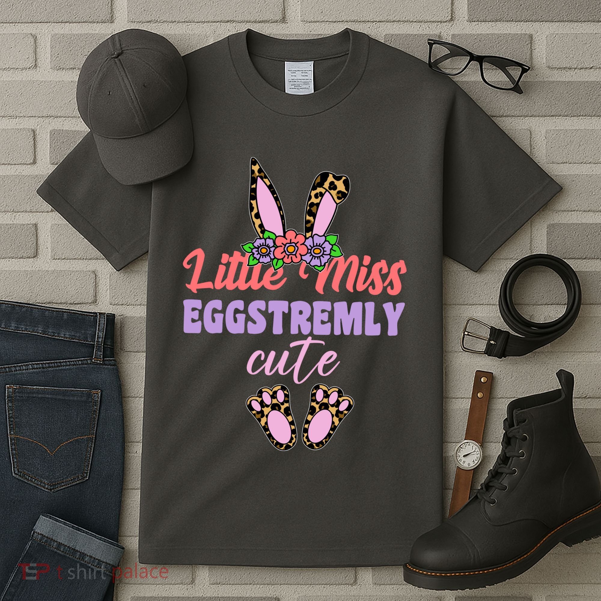 Little Miss Eggstremly Cute Easter Bunny Tall T-Shirt