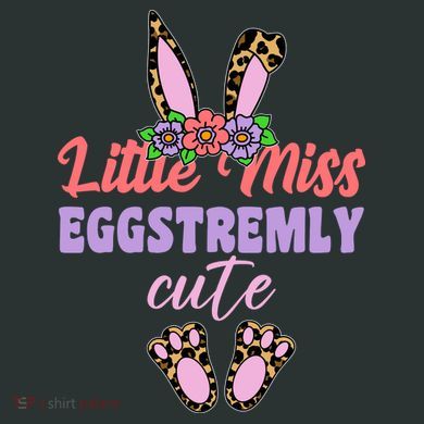 Little Miss Eggstremly Cute Easter Bunny Tall T-Shirt