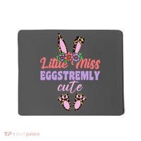 Little Miss Eggstremly Cute Easter Bunny Mousepad thumb 0