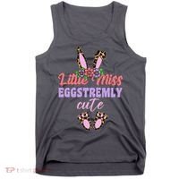 Little Miss Eggstremly Cute Easter Bunny Tank Top thumb 0
